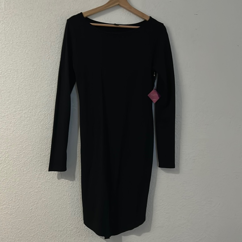 Black mini dress